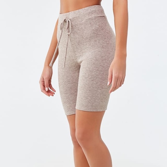 Forever 21 Pants - Ribbed Biker Shorts